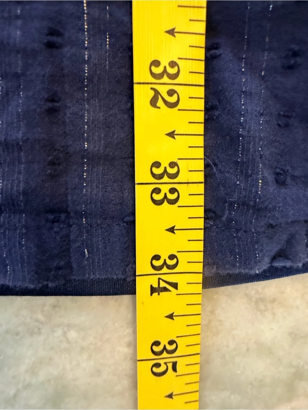 Old Navy Girls XL 16 Navy Textured Cotton Metallic Peasant Dress Long Sleeve